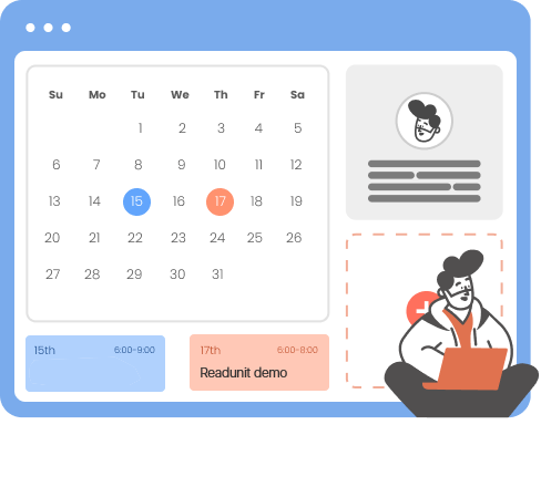 request-readunit-demo Book an online demo for a walk through of the Readunit system