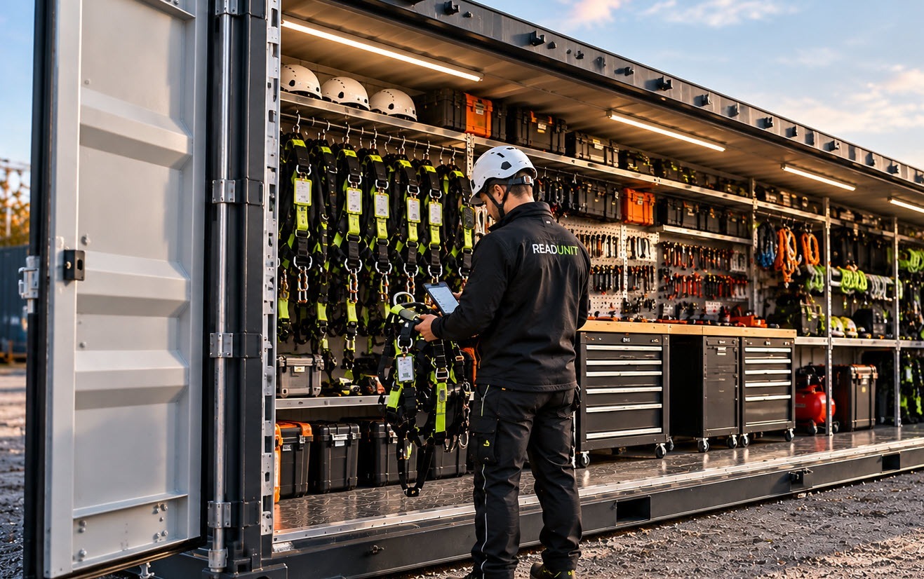 Keep track of all your equipment in different locations using Readunit